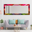 Stained Tempered Glass Wall Mirror