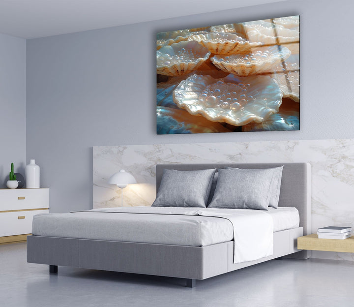 Mother of Pearl Glass Wall Art glass pictures for Wall, glass prints wall art
