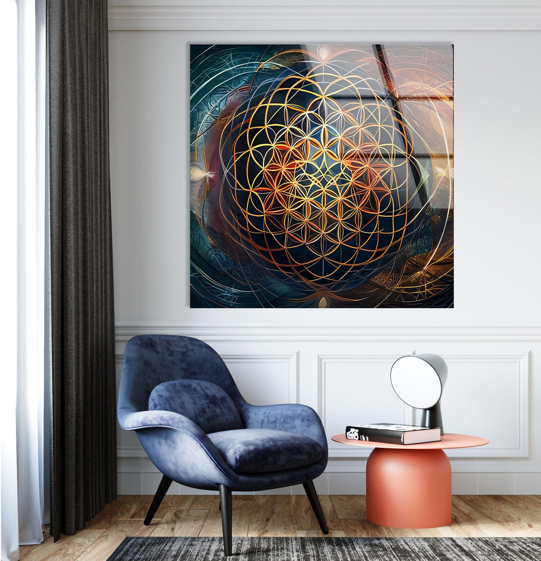 Colored Spirals Glass Wall Art art glass wall art, glass wall art pictures
