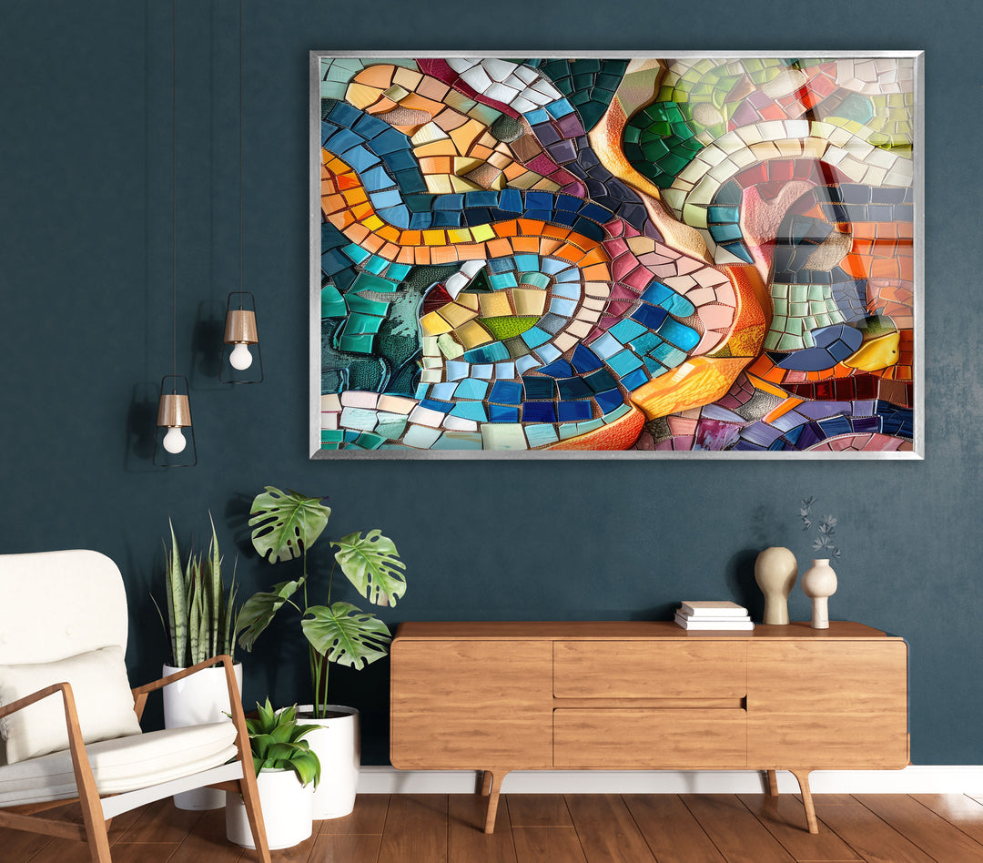 Mosaic Colorful Glass Wall Art art glass wall art, glass wall art pictures