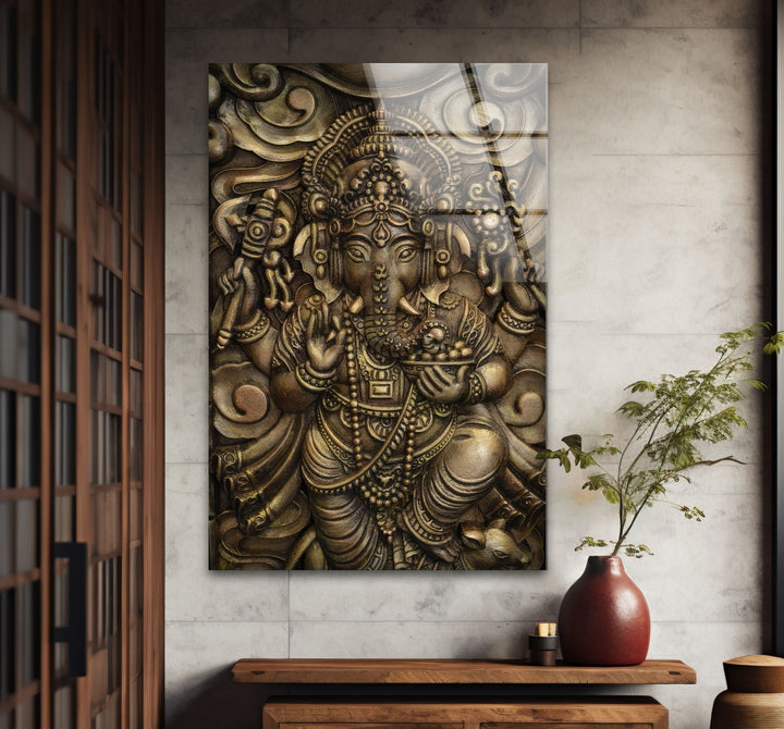 Buddha Metal Art Glass Wall Art glass wall decor, glass wall art decor
