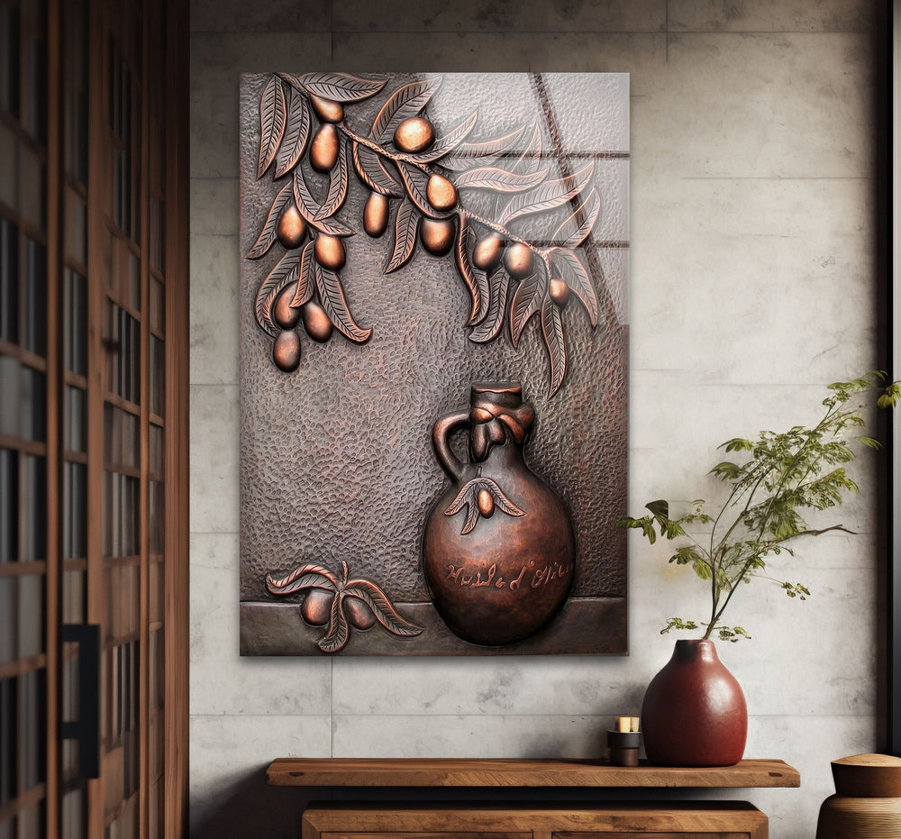 Bronze Art Glass Wall Art Glass Printing Wall Art, Print photos on glass
