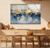 Abstract Colors of Earth Glass Wall Art