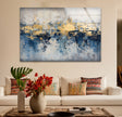 Abstract Colors of Earth Glass Wall Art