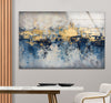 Abstract Colors of Earth Glass Wall Art