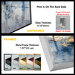 Abstract Colors of Earth Glass Wall Art