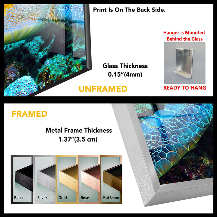 Aquarium Tempered Glass Wall Art - MyPhotoStation