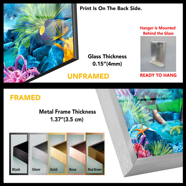 Aquarium Tempered Glass Wall Art - MyPhotoStation