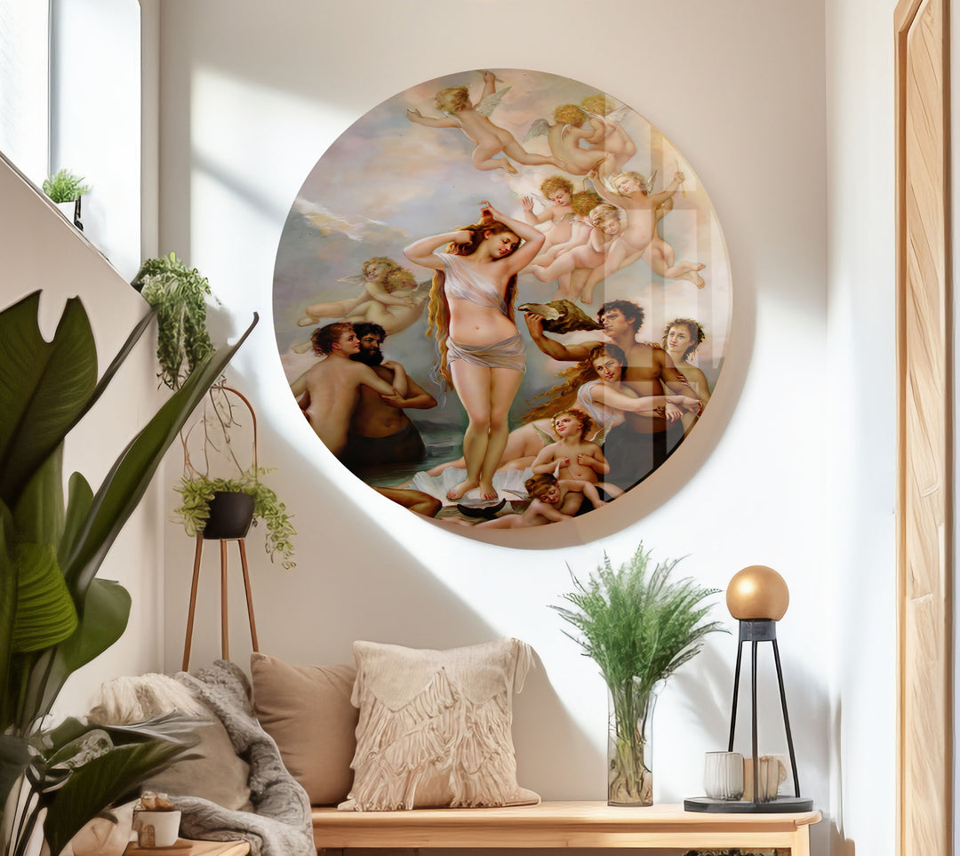 Botticelli The Birth of Venus Glass Wall Art