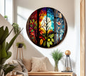 Stained Tempered Glass Wall Art