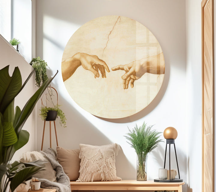 Michelangelo The Creation of Adam Wall Art Home Decor Options