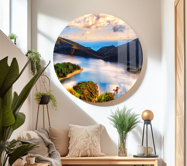 Sao Miguel Island Azores Glass Wall Art print on glass, glass printed photos