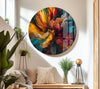 Abstract Colorful Liquid Glass Wall Art