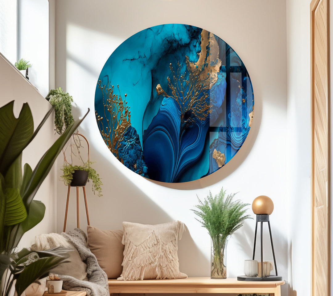 Large Glass Artwork for Living Rooms