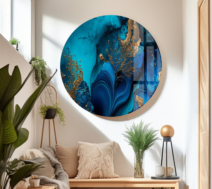 Large Glass Artwork for Living Rooms