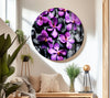 Orchid and Stones Tempered Glass Wall Art