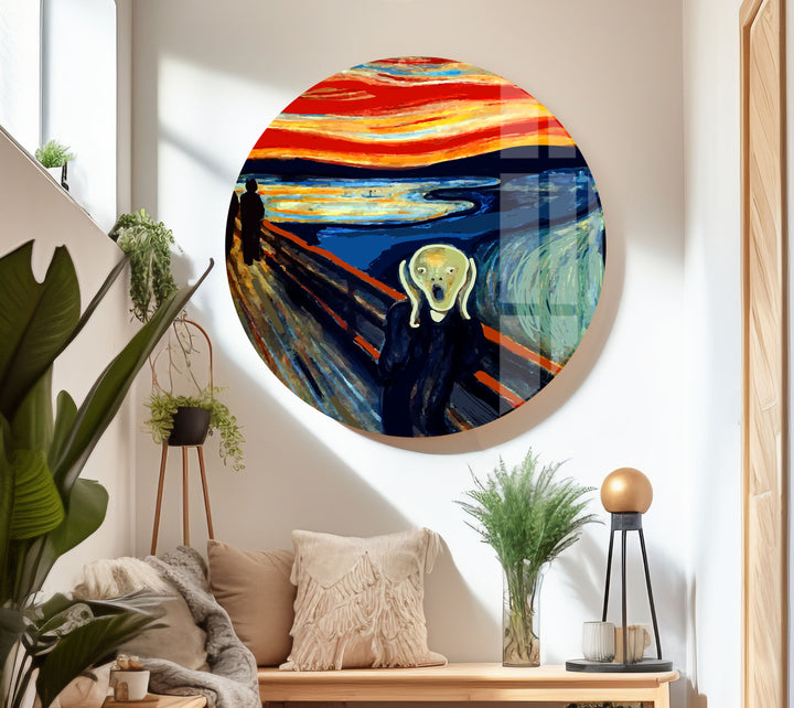 Edvard Munch The Scream Custom Tempered Glass Wall Art Designs