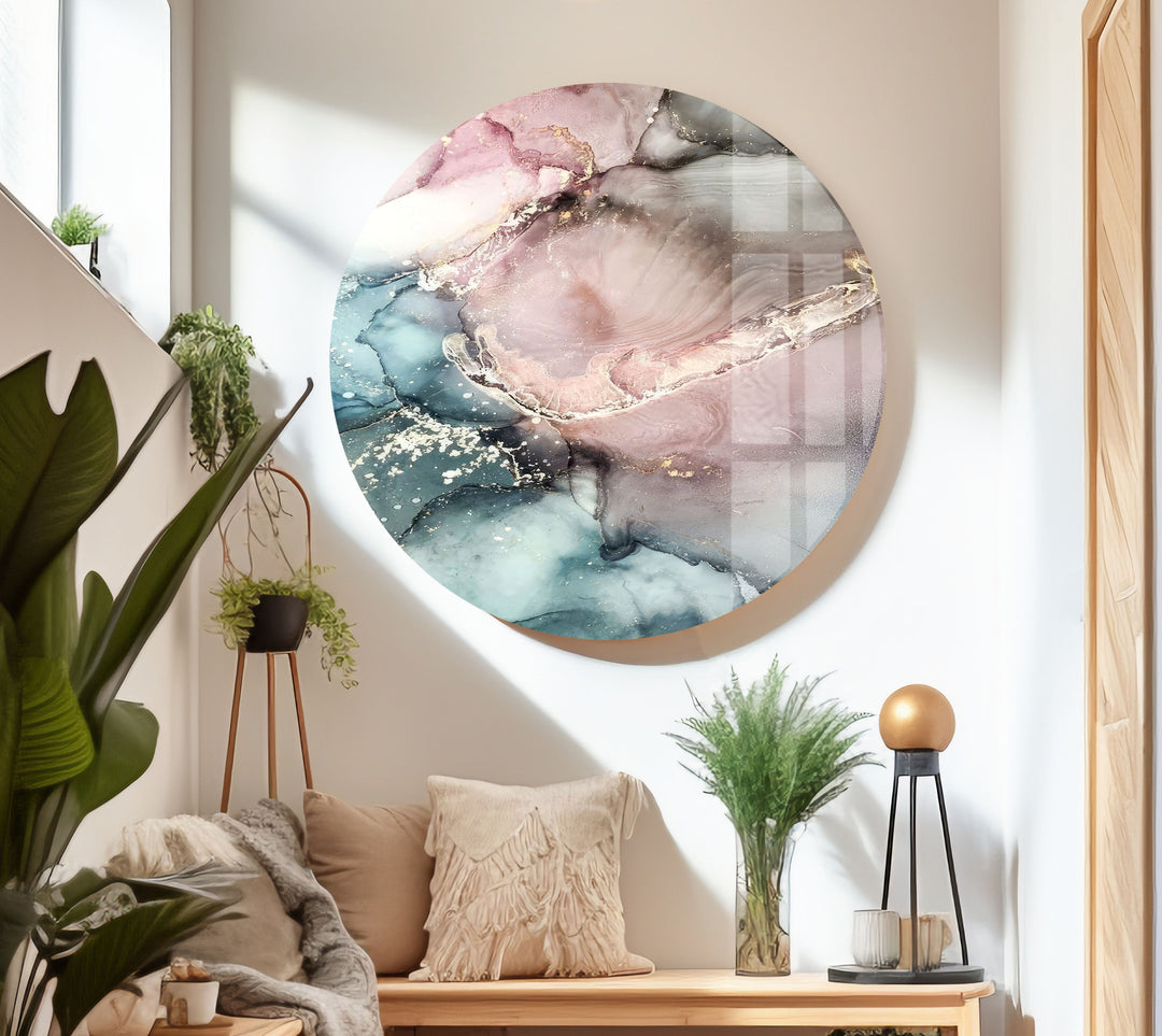 Abstract Tempered Glass Wall Art - MyPhotoStation