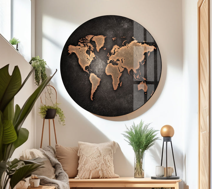 World Map Glass Wall Art, art glass wall art, glass wall art pictures