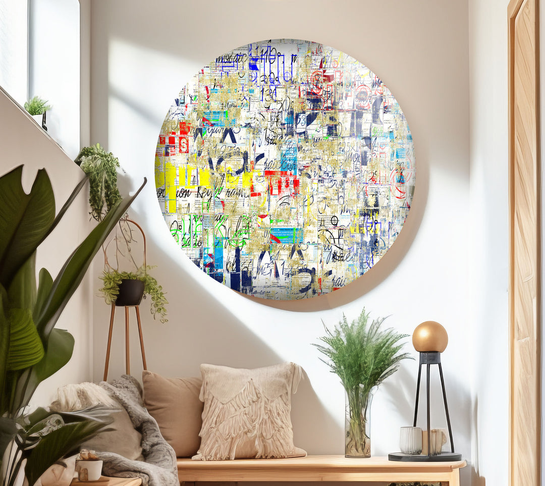 Graffiti Street Abstract Tempered Glass Wall Art - MyPhotoStation