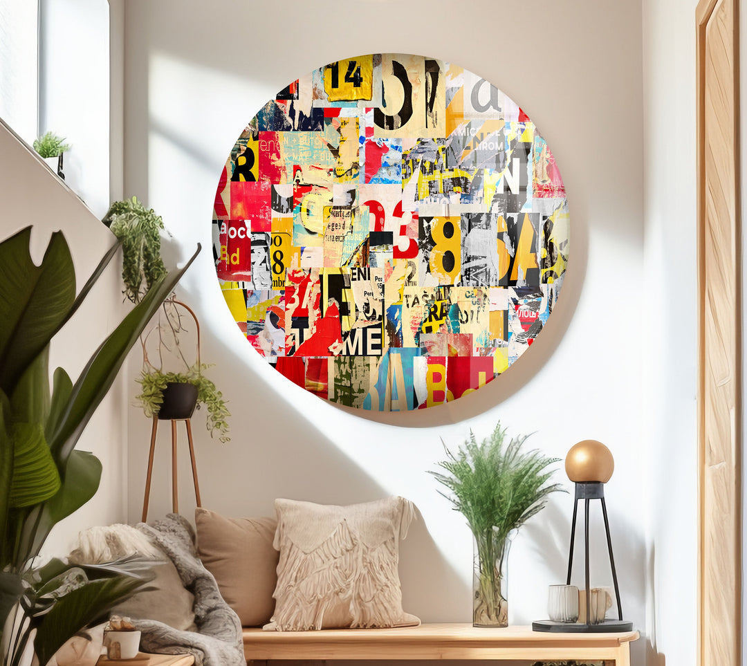 Vivid Colors Portrait Glass Wall Artwork & Cool Art Prints