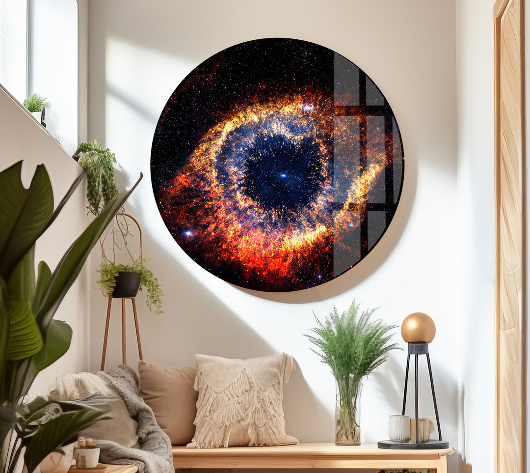 Helix Nebula Glass Wall Art, glass image printing, glass prints from photos