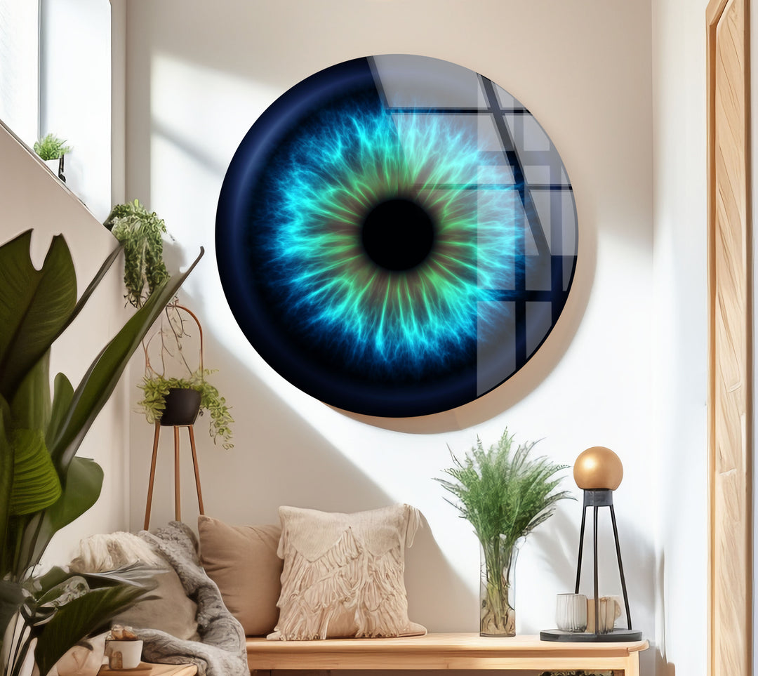 Blue Eye Glass Wall Art