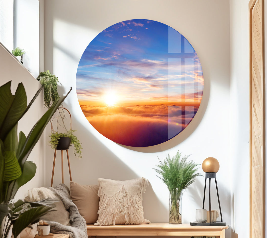 Enchanting Sky Glass Wall Art glass pictures for Wall, glass prints wall art