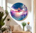 Abstract Alcohol ink Tempered Glass Wall Art - MyPhotoStation