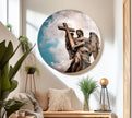 Angel With The Sudarium Picture on Glass | Elegant Wall Art