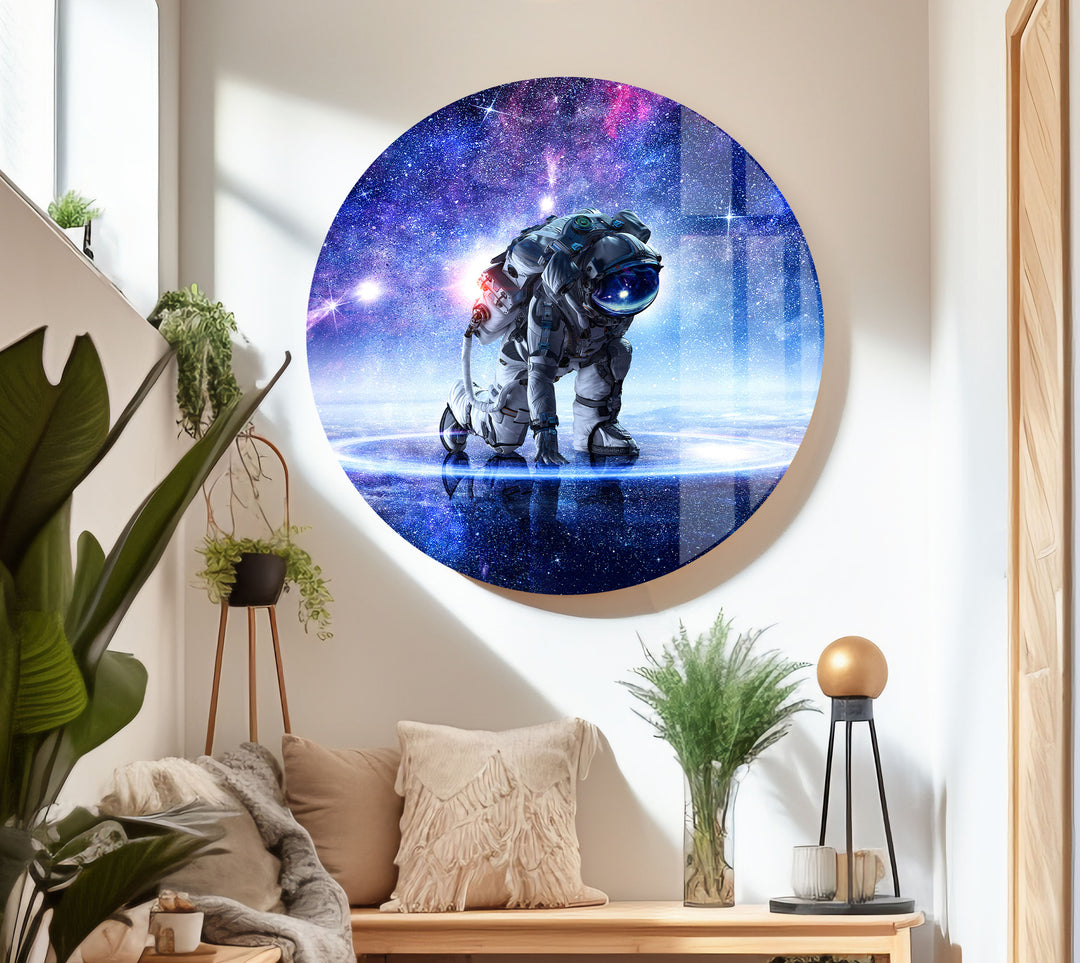 Cosmic Explorer Glass Wall Art, glass image printing, glass prints from photos