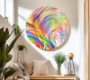 Abstract Glass Wall Art for Living Rooms