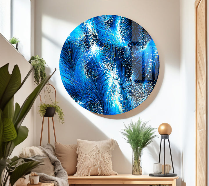 Abstract Tempered Glass Wall Art - MyPhotoStation