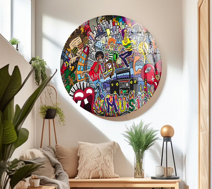 Glass Art Painting & Cool Home Decor