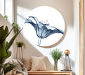 Unique Flower Tempered Glass Wall Art