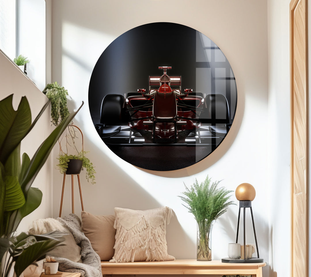 Formula Car Tempered Glass Wall Art - MyPhotoStation