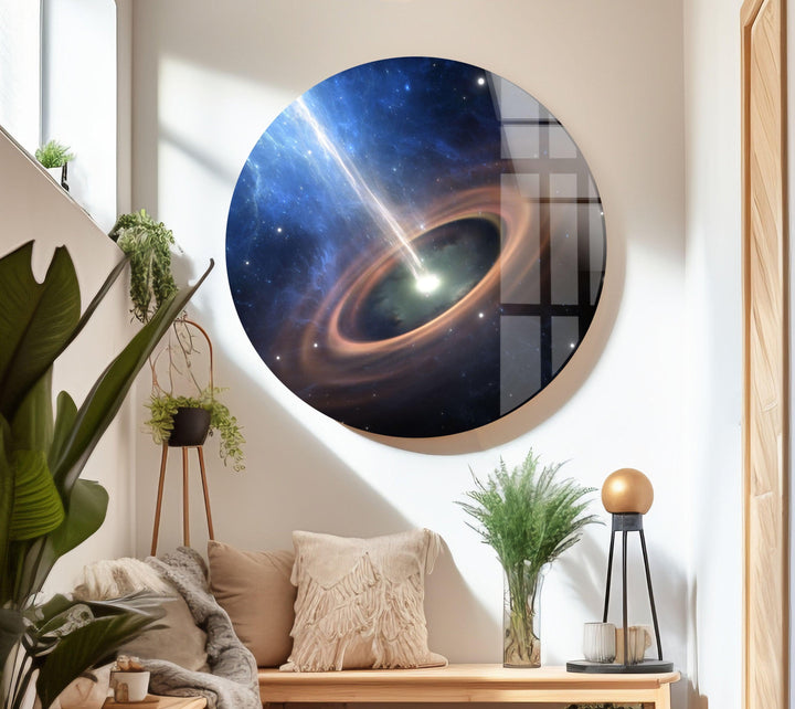 Black Holes Glass Wall Art, custom glass pictures, glass art prints