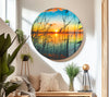 Nature Lake Landscape Tempered Glass Wall Art - MyPhotoStation