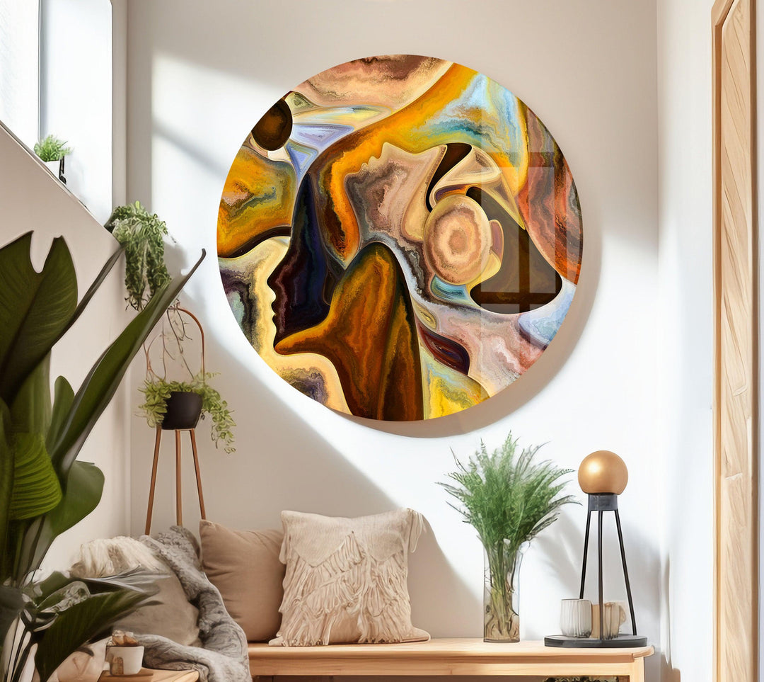 Modern Art Tempered Glass Wall Art - MyPhotoStation