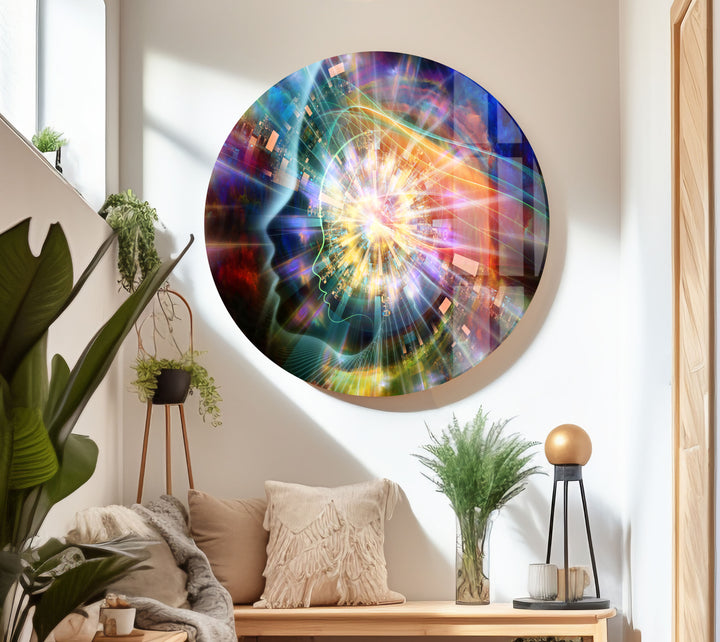 Geometry Soul Abstract Tempered Glass Wall Art - MyPhotoStation