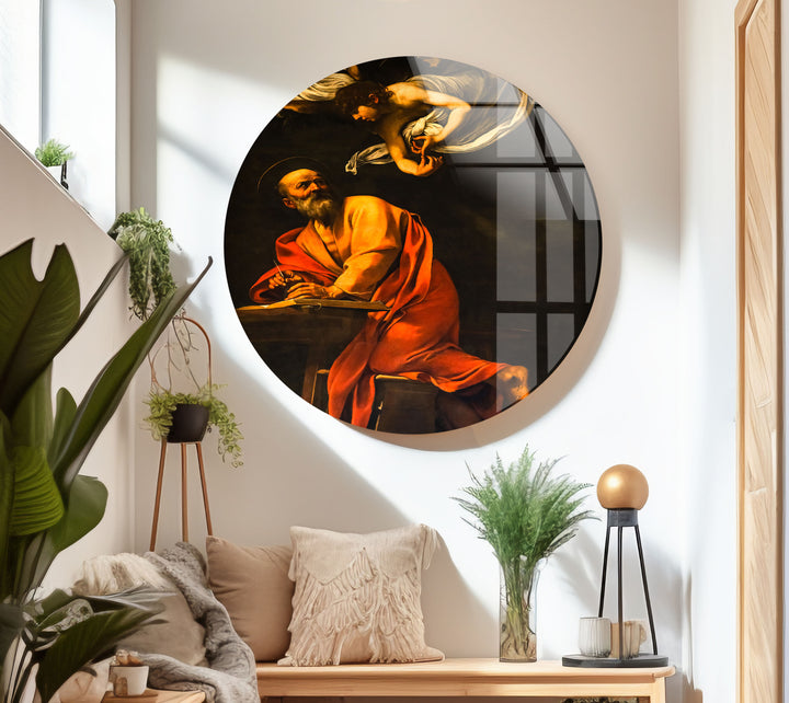 Caravaggio Artistic Wall Art on Glass Pieces