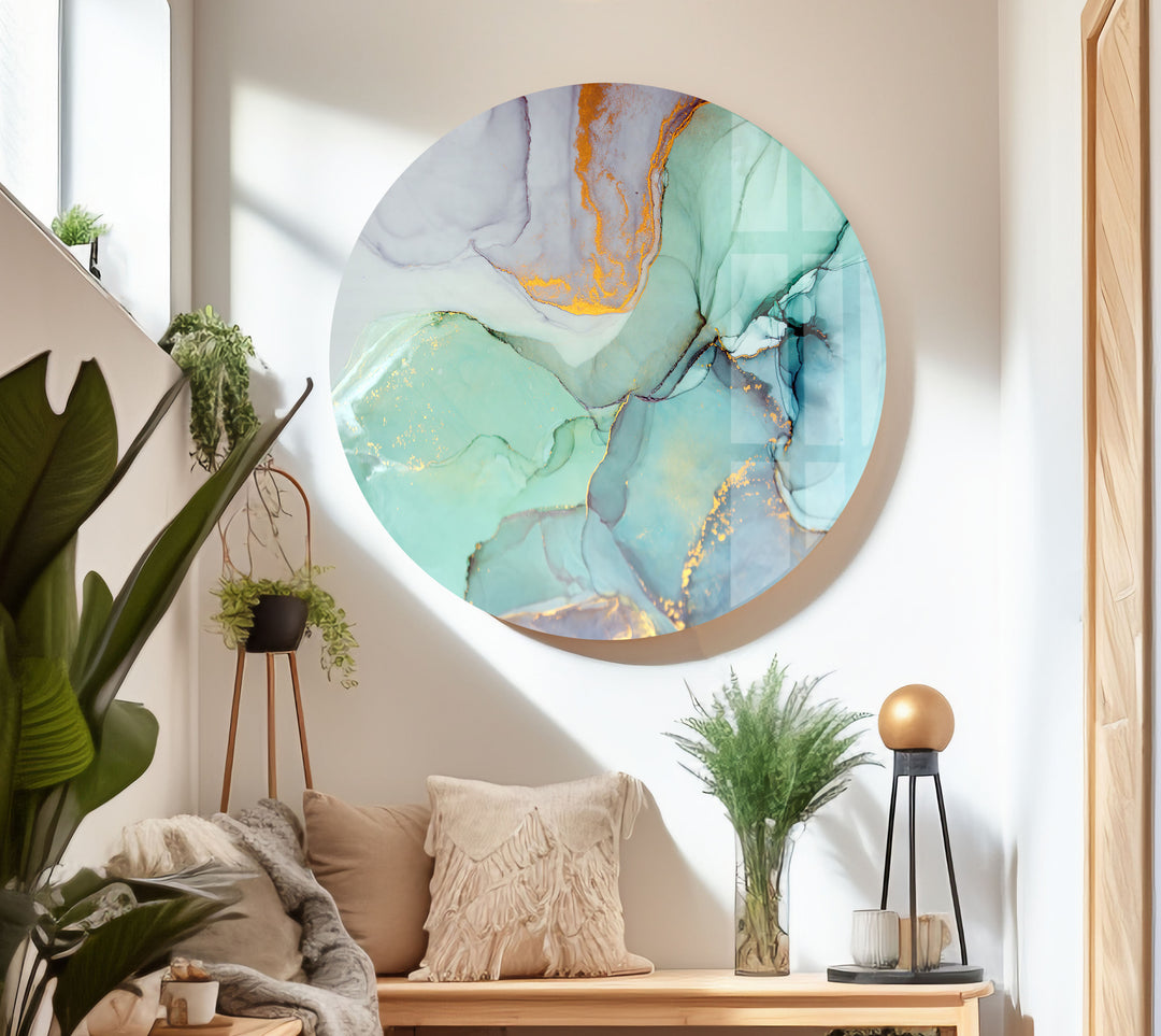 Abstract Tempered Glass Wall Art - MyPhotoStation