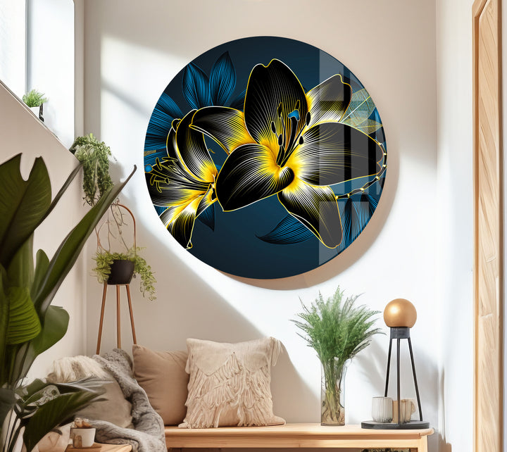 Flower Tempered Glass Wall Art - MyPhotoStation Elevate your home decor with stunning Glass Wall Art. Our tempered glass wall art features vibrant colors, modern designs, and custom options. Perfect for living rooms, kitchens, and more. Discover the beauty of glass paintings and wall pictures today. Free shipping and secure packaging included.