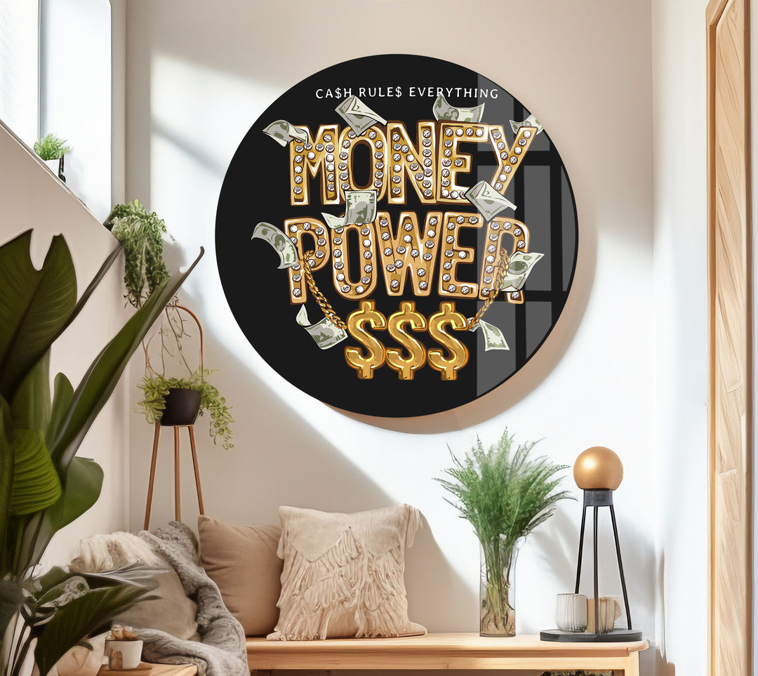 Money Power Cool Wall Art & Glass Photo Prints