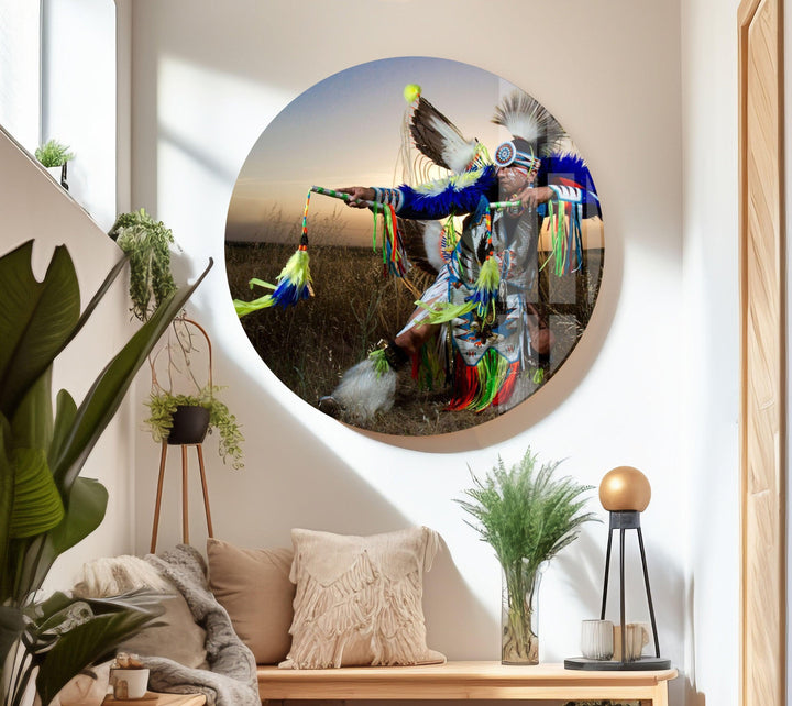 Native American Tempered Glass Wall Art - MyPhotoStation