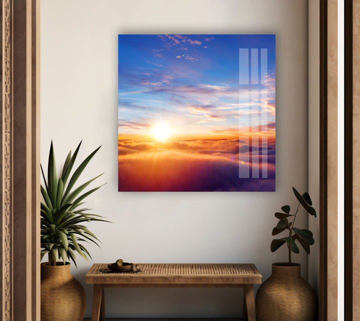 Enchanting Sky Glass Wall Art glass image printing, glass prints from photos