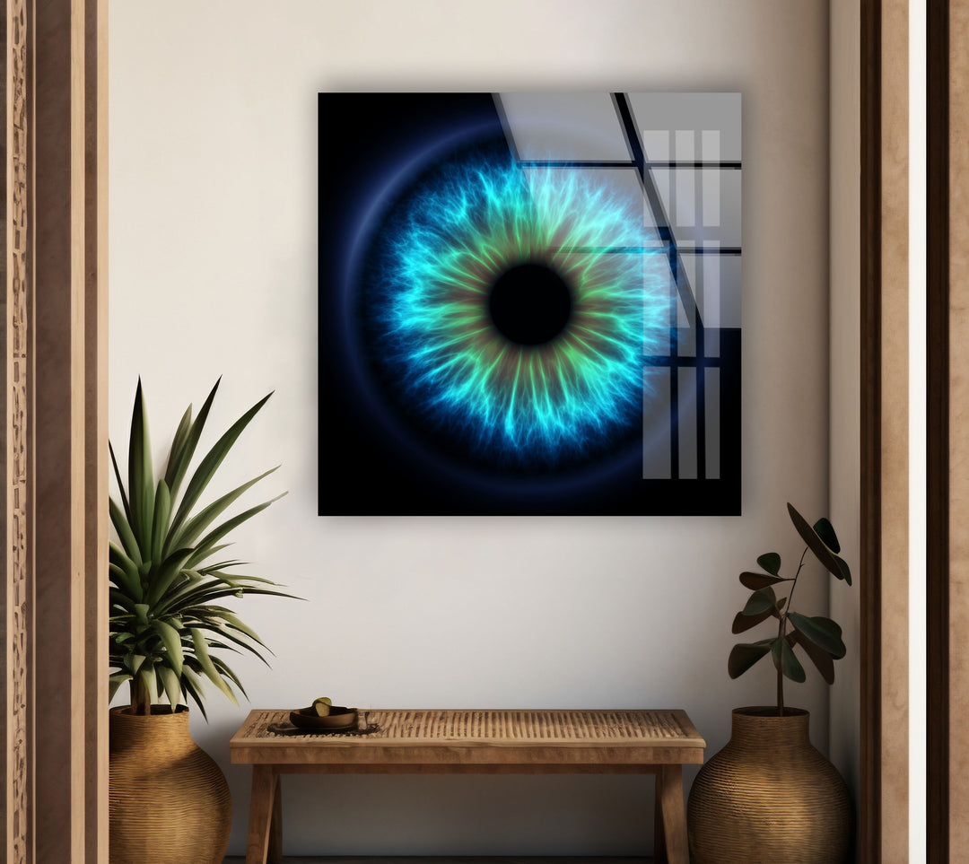 Blue Eye Glass Wall Art