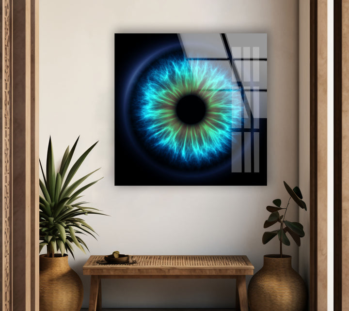 Blue Eye Glass Wall Art