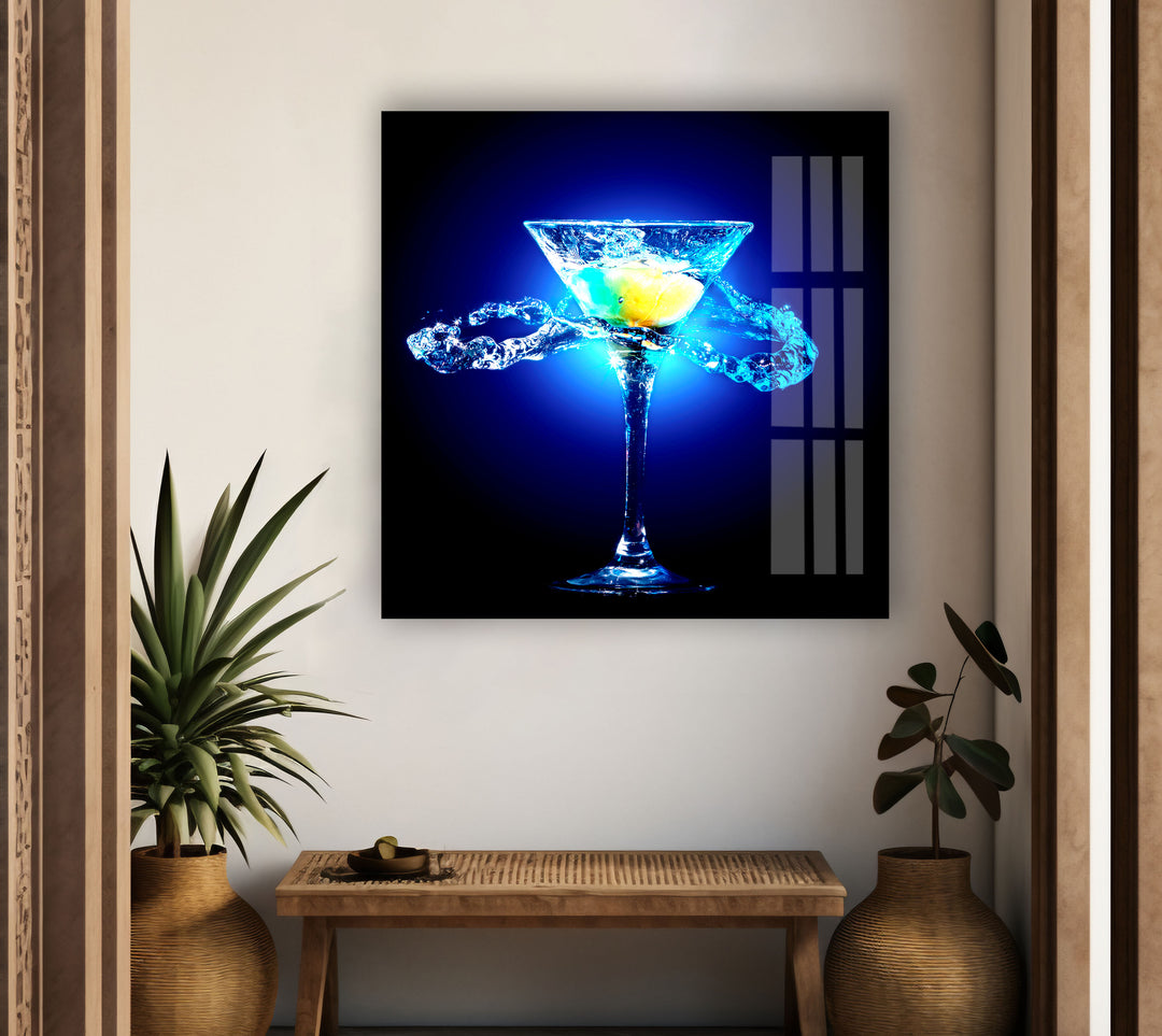 Decorative Kitchen Style Cocktail Tempered Glass Wall Art - MyPhotoStation