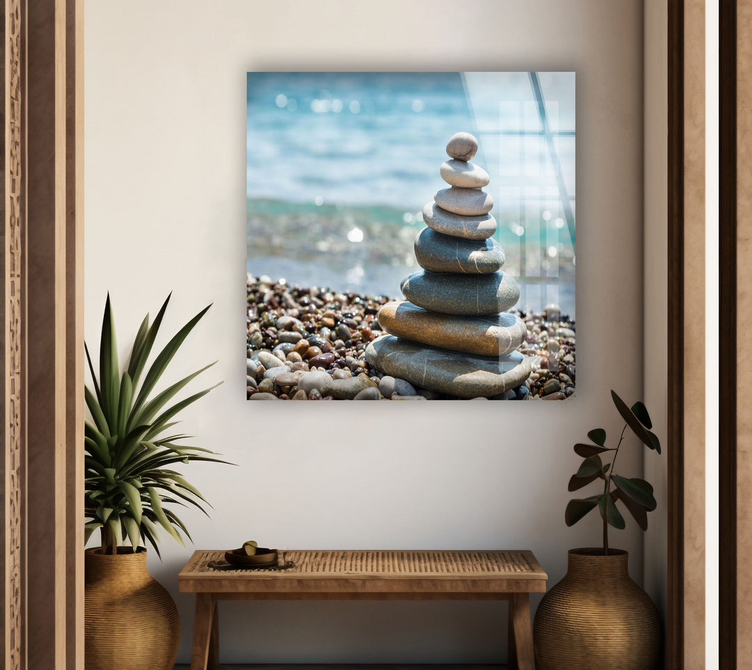 Stone Tower Glass Wall Art art glass wall art, glass wall art pictures